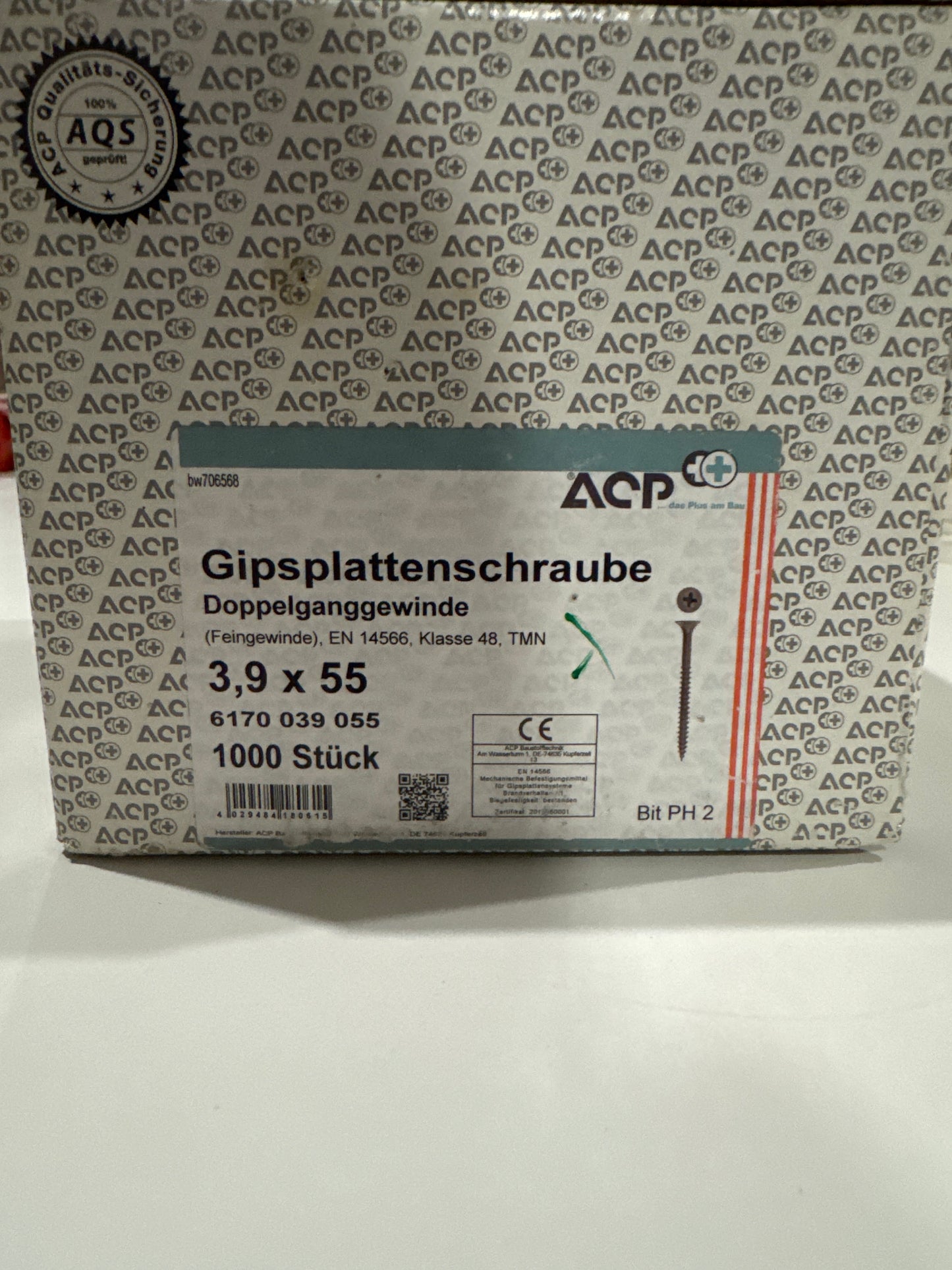 Gipsplattenschrauben 3,9x55