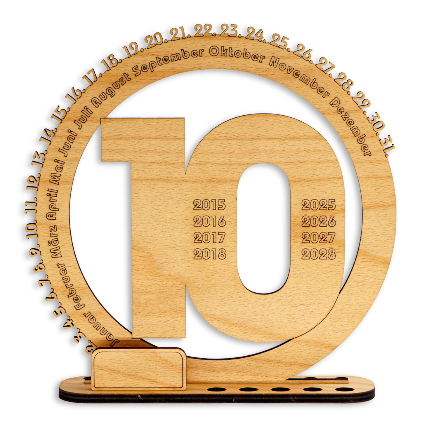 Holzschild mit Ständer