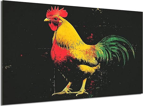 HDF Wandbild Tiere Dunkel