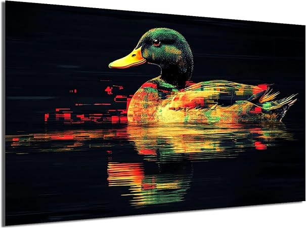 HDF Wandbild Tiere Dunkel
