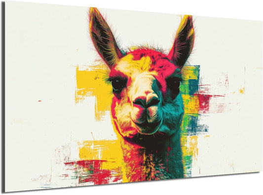 HDF Wandbild Tiere Hell