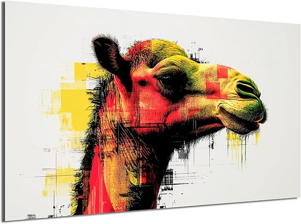 HDF Wandbild Tiere Hell