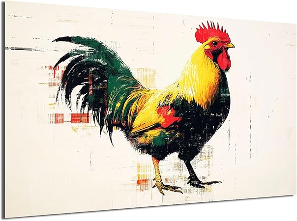 HDF Wandbild Tiere Hell