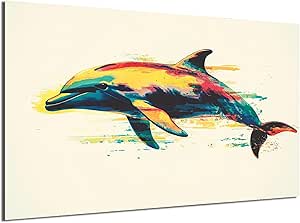 HDF Wandbild Tiere Hell