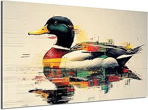 HDF Wandbild Tiere Hell
