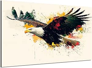 HDF Wandbild Tiere Hell
