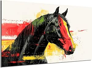 HDF Wandbild Tiere Hell