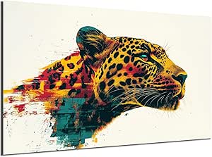 HDF Wandbild Tiere Hell