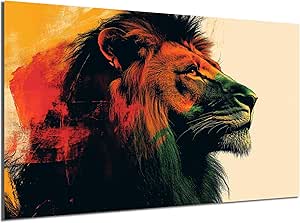 HDF Wandbild Tiere Hell