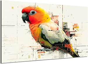 HDF Wandbild Tiere Hell