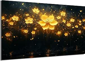 HDF Wandbild Gold Motive