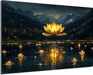 HDF Wandbild Gold Motive