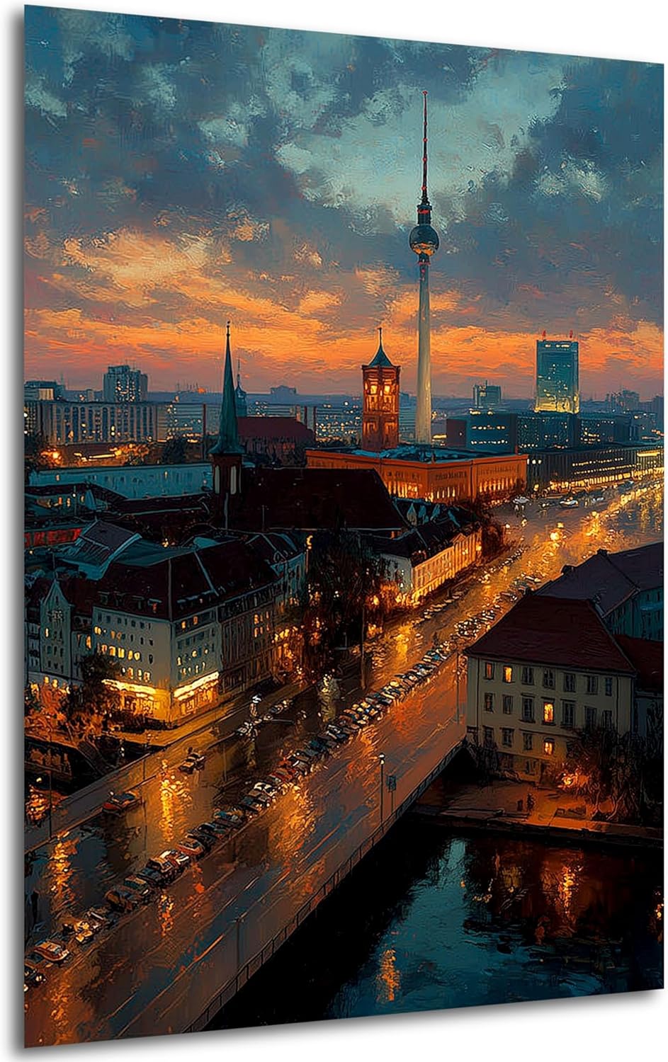 HDF Wandbild Moderne Stadtbilder