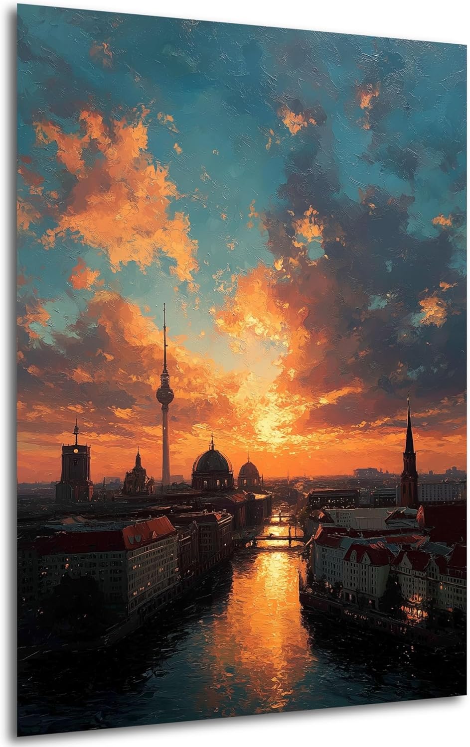HDF Wandbild Moderne Stadtbilder