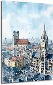 HDF Wandbild Moderne Stadtbilder