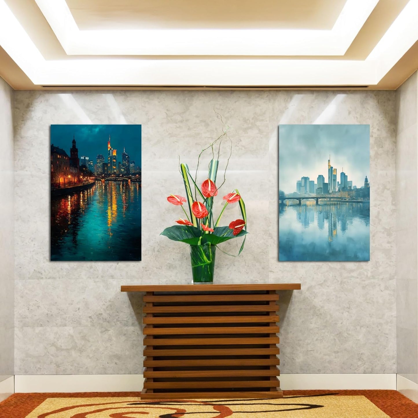 HDF Wandbild Moderne Stadtbilder