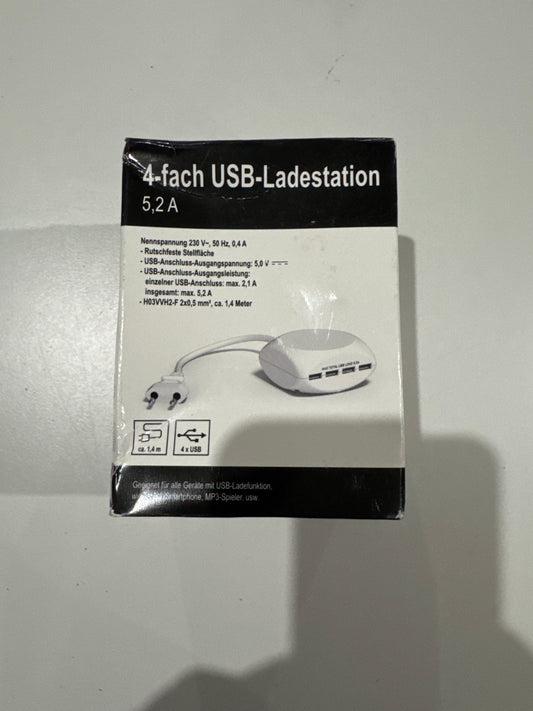 4-fach USB Ladestation