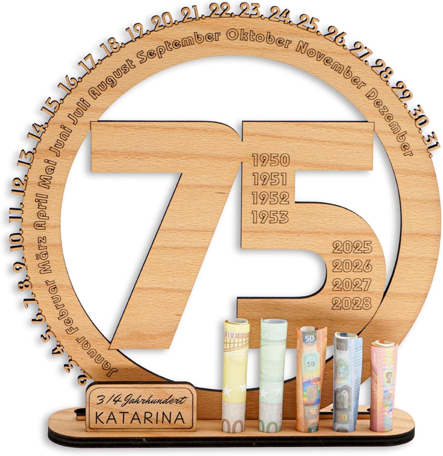 Holzschild mit Ständer