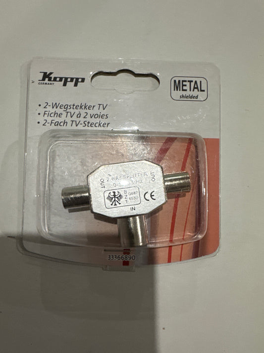 Kopp 2-Fach TV-Stecker