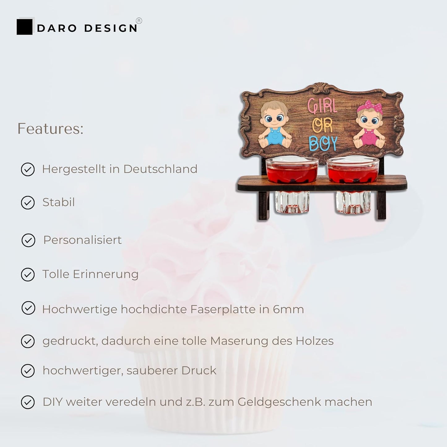 Bänke mit Motiven