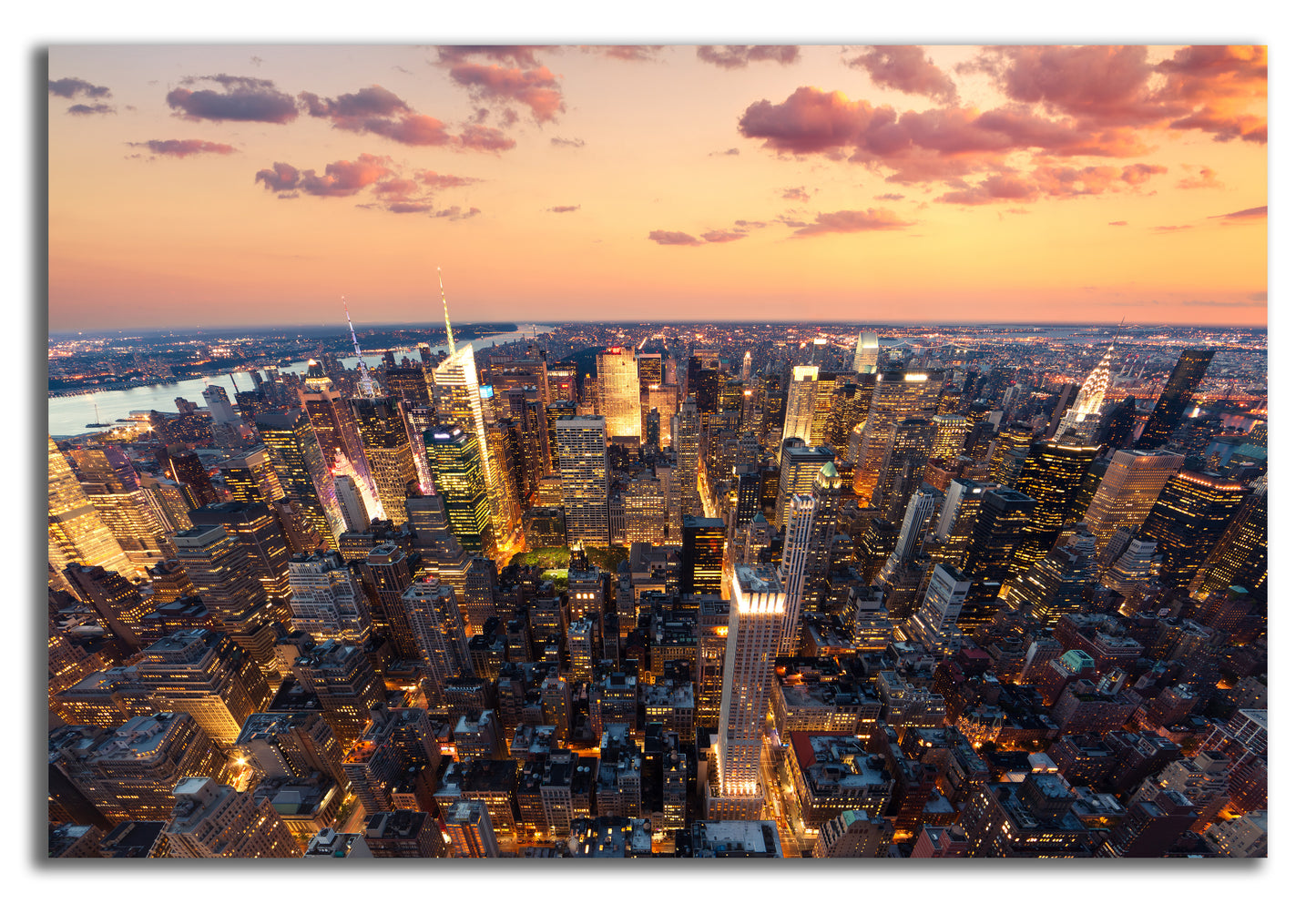 HDF Wandbild Sky City