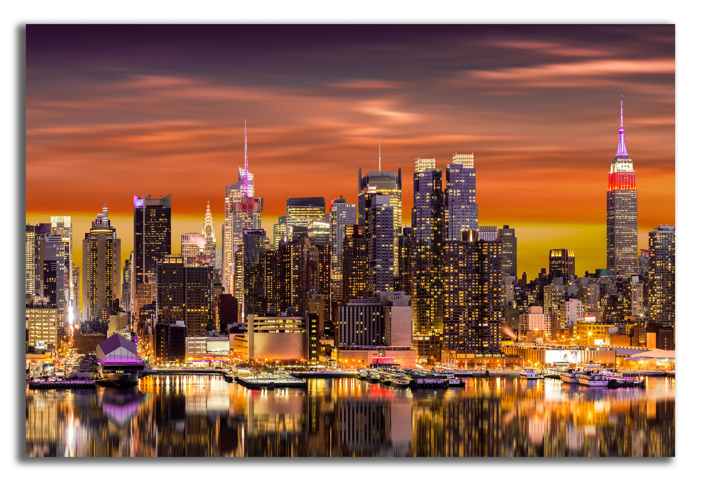 HDF Wandbild Sky City