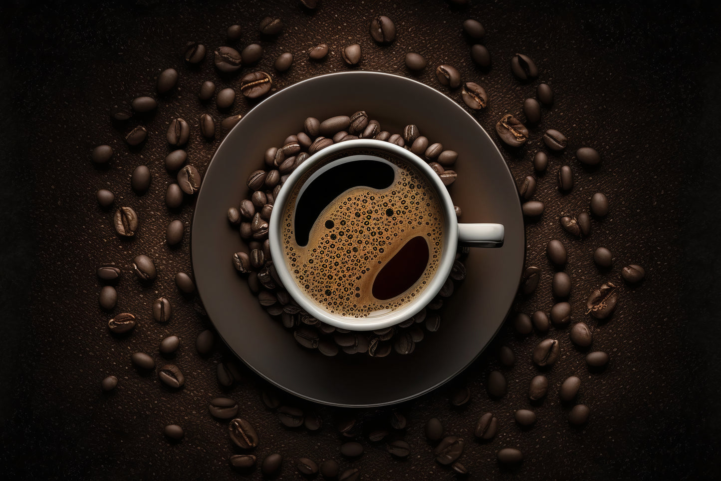 HDF Wandbild Kaffee