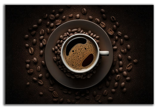 HDF Wandbild Kaffee