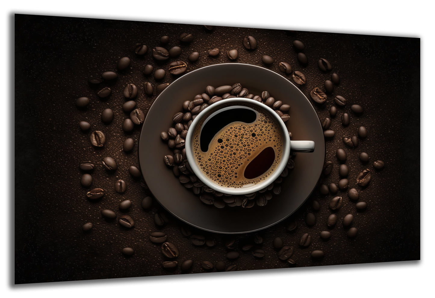 HDF Wandbild Kaffee