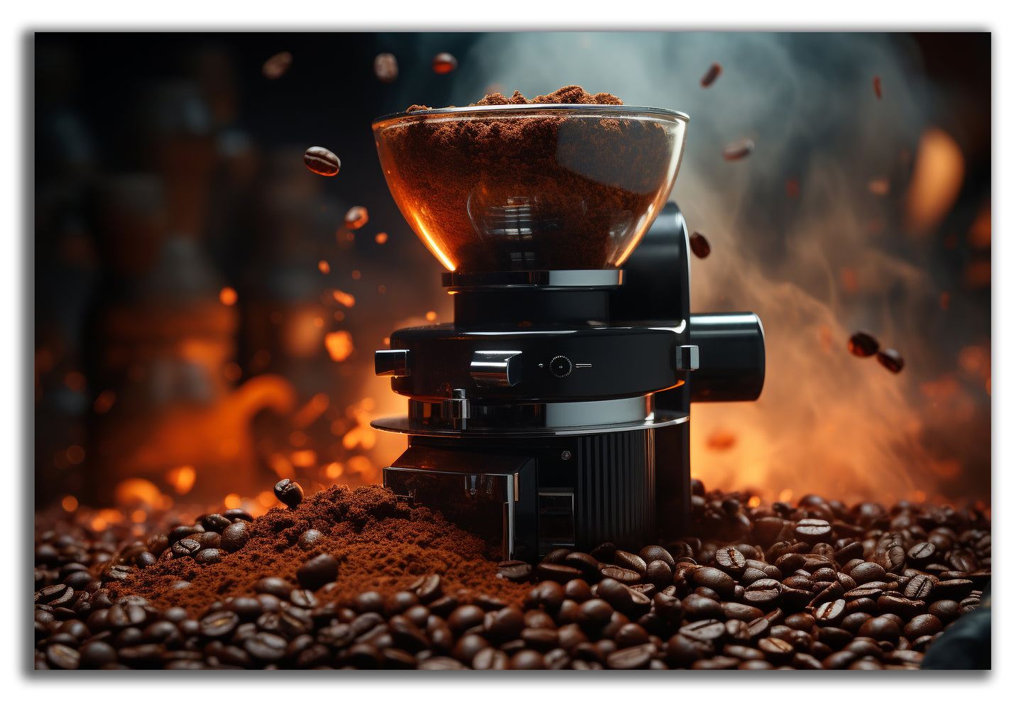 HDF Wandbild Kaffee