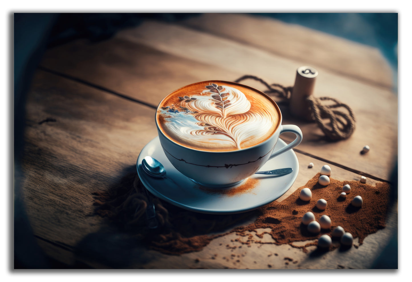 HDF Wandbild Kaffee