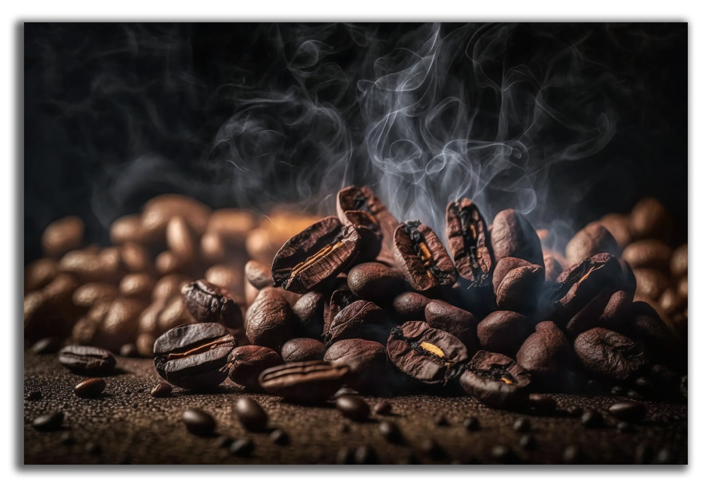 HDF Wandbild Kaffee