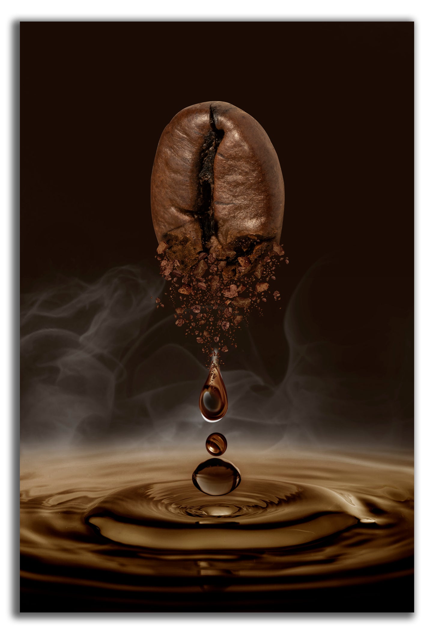 HDF Wandbild Kaffee