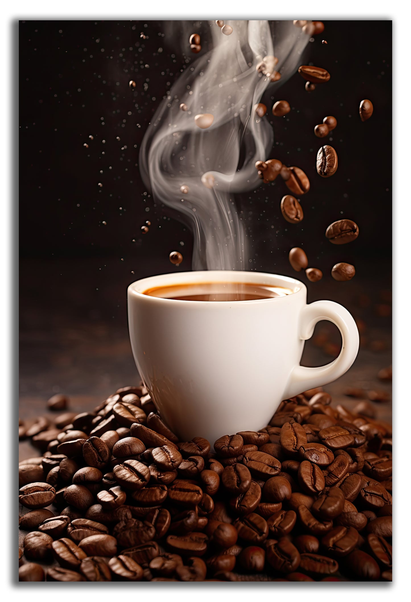 HDF Wandbild Kaffee