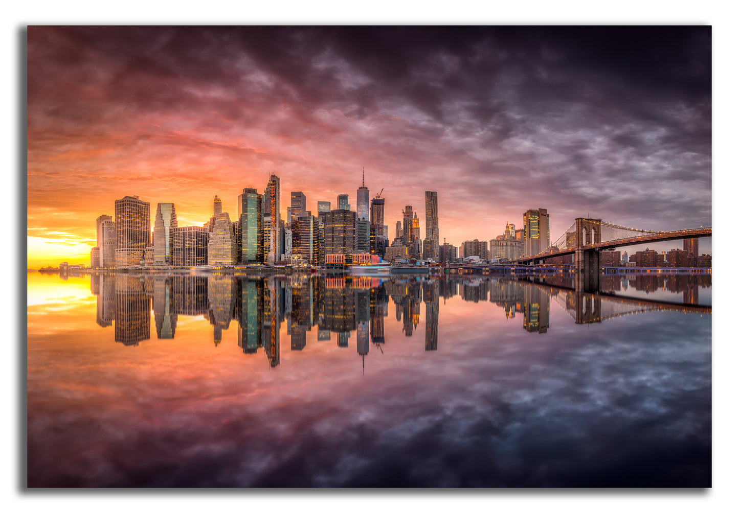 HDF Wandbild Sky City