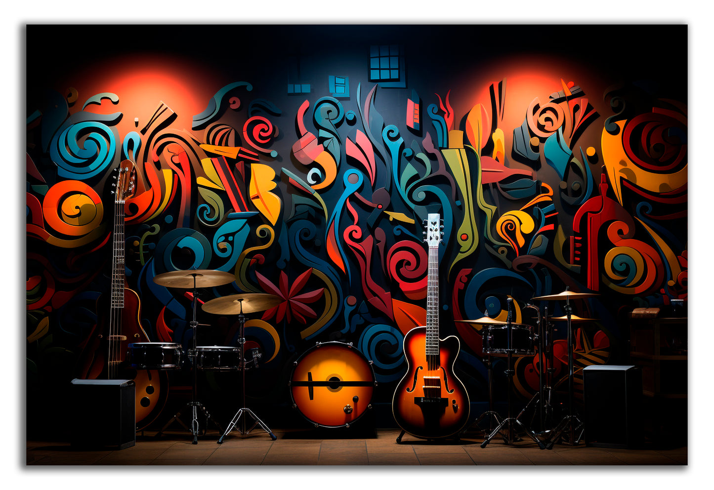HDF Wandbild Musik