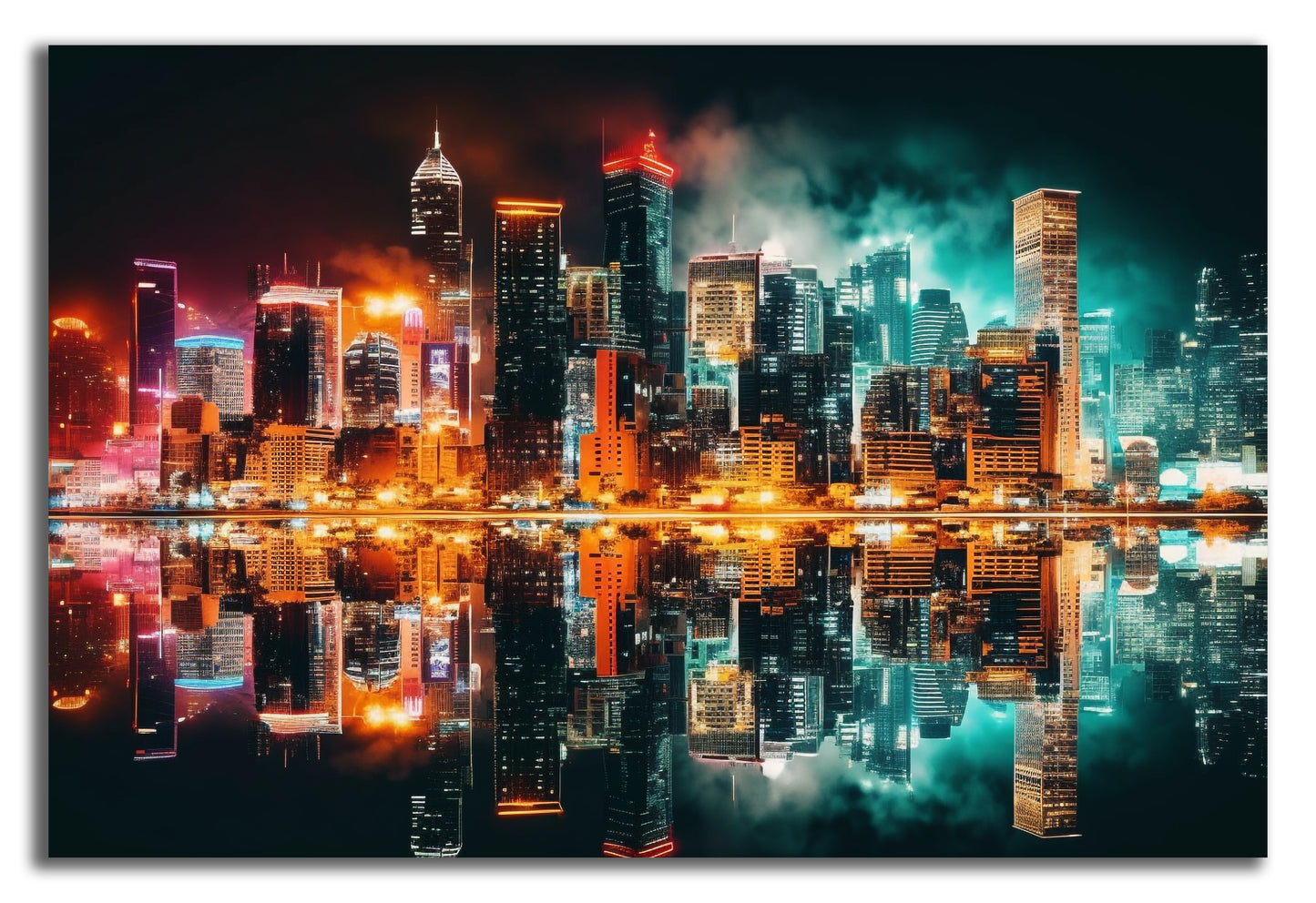 HDF Wandbild Sky City