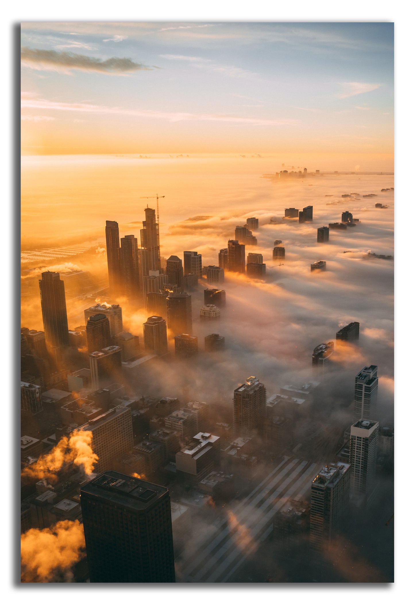 HDF Wandbild Sky City