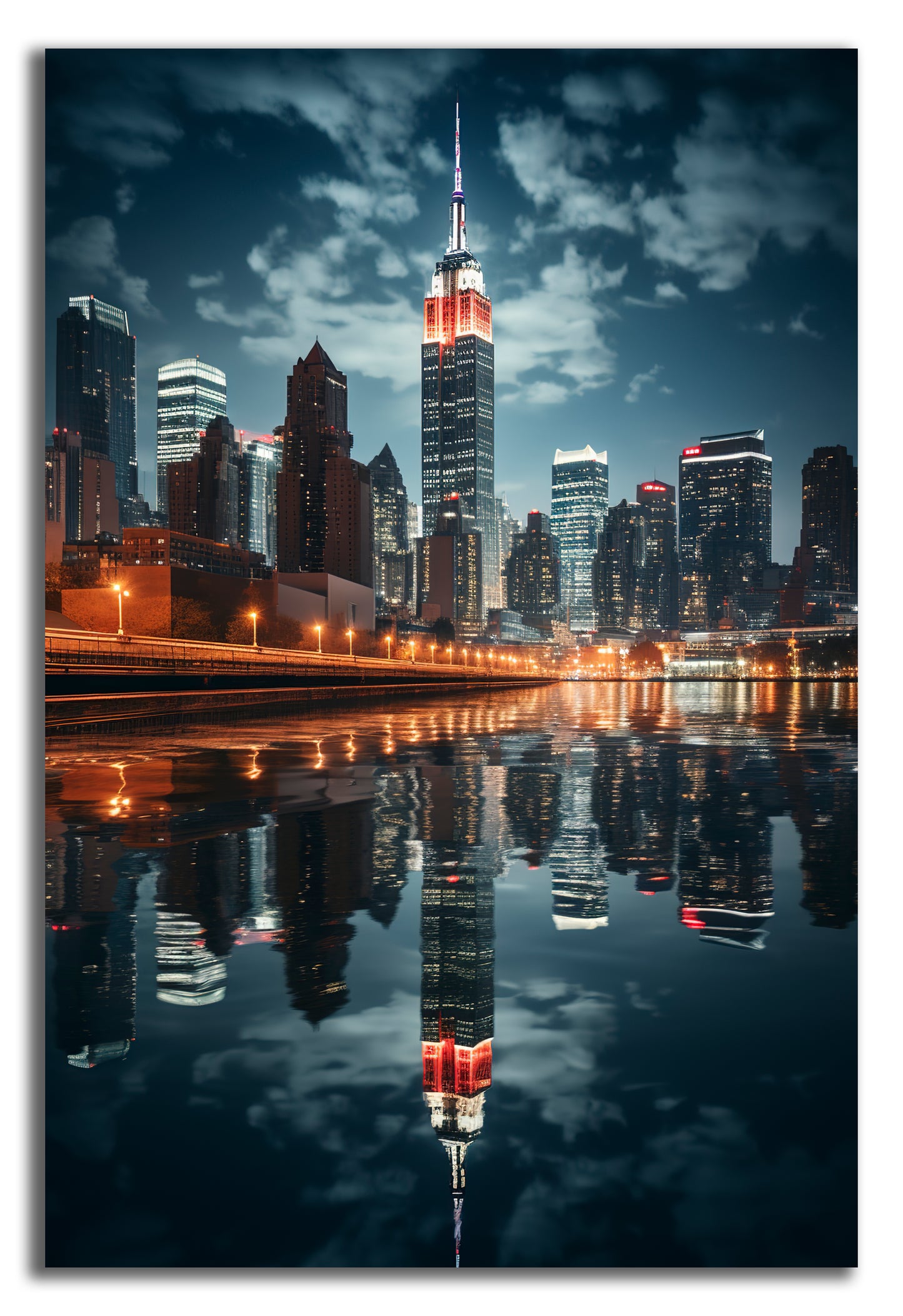 HDF Wandbild Sky City