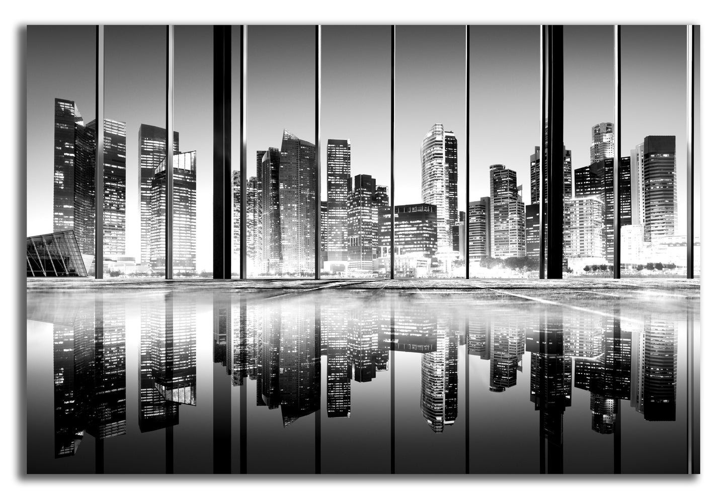 HDF Wandbild Sky City
