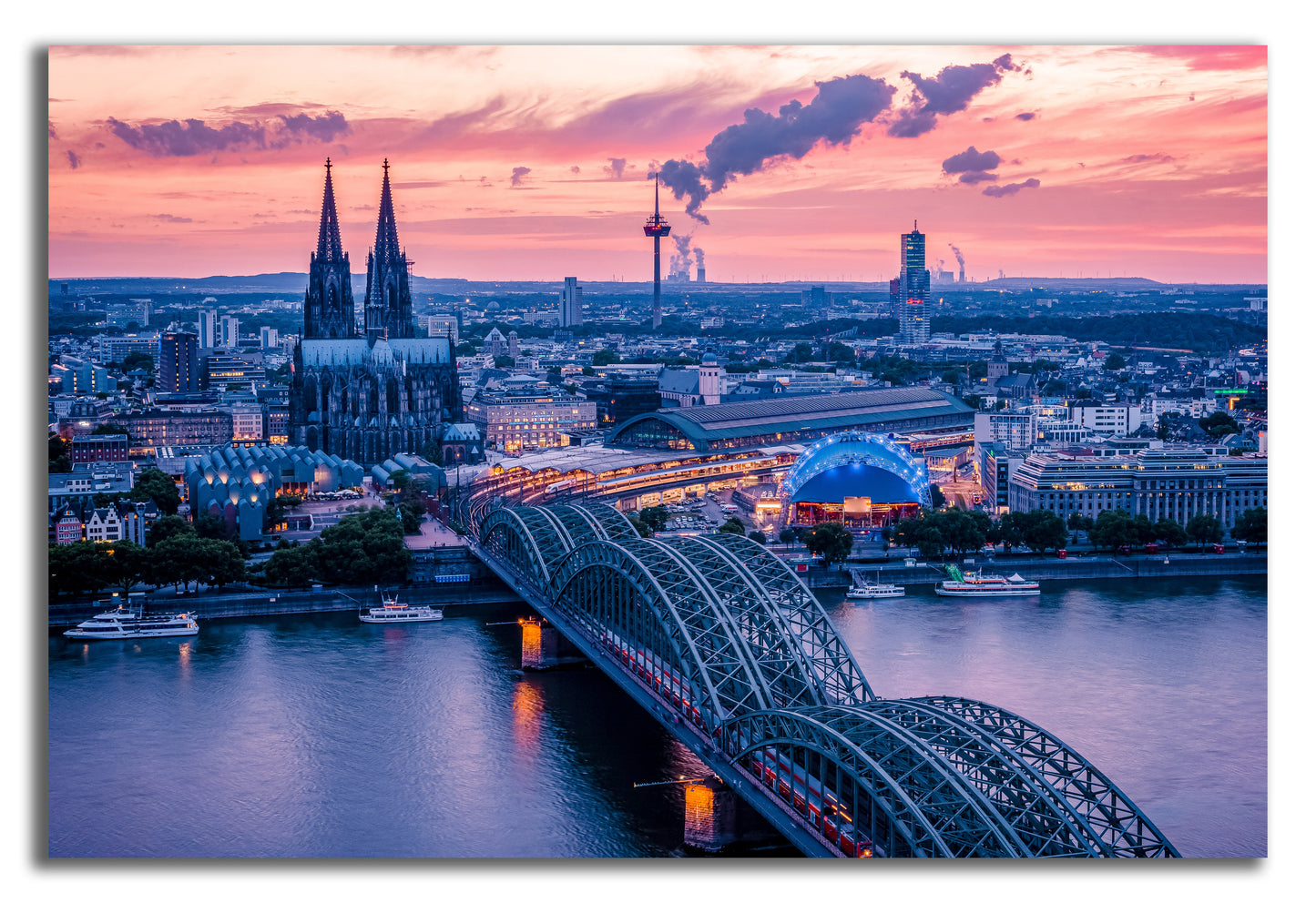 HDF Wandbild Sky City