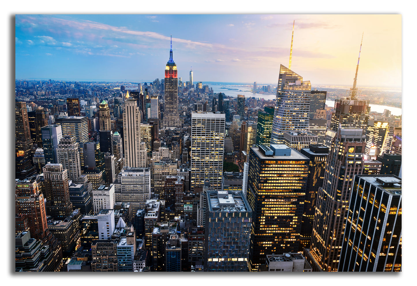HDF Wandbild Sky City