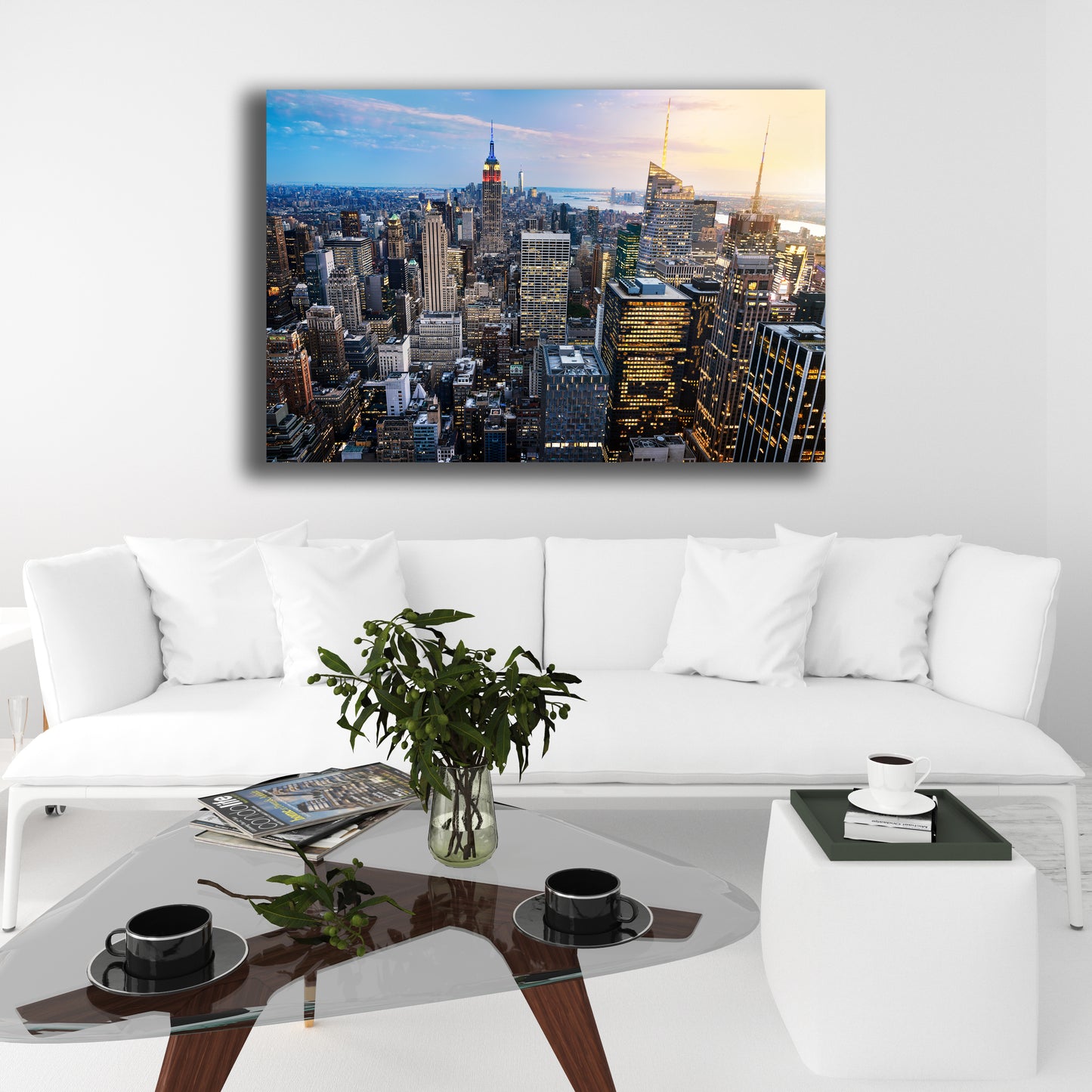 HDF Wandbild Sky City