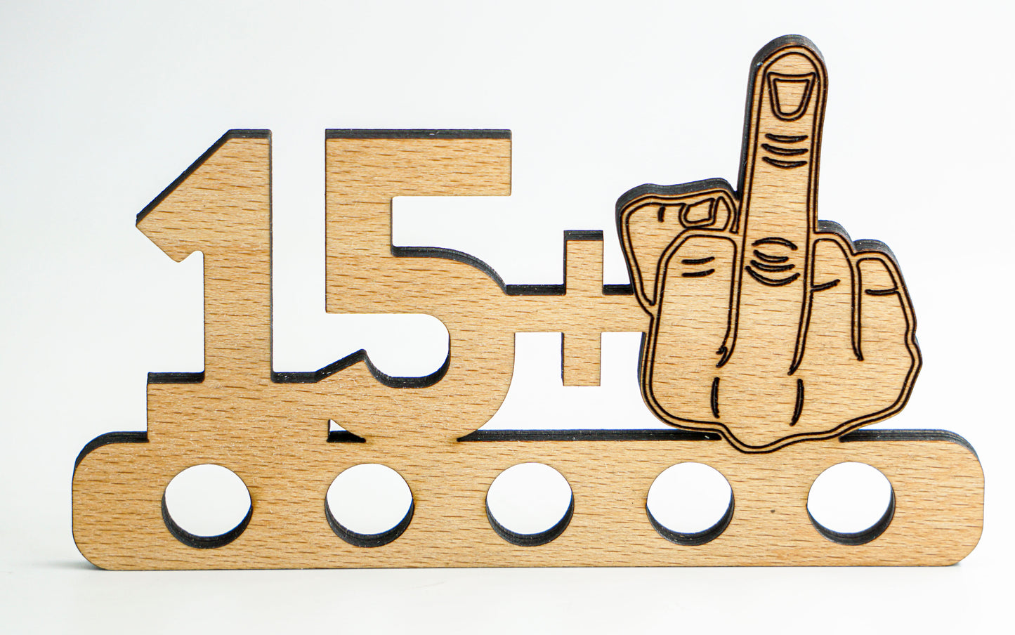 Lustiges Geschenk zum 20. Geburtstag aus Holz/Geld-Geschenk