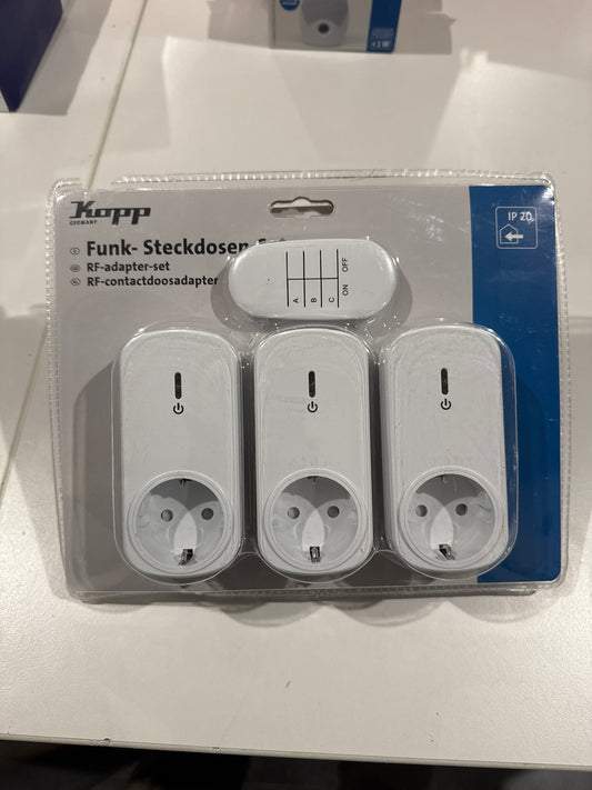 Kopp Funk-Steckdosen-Set