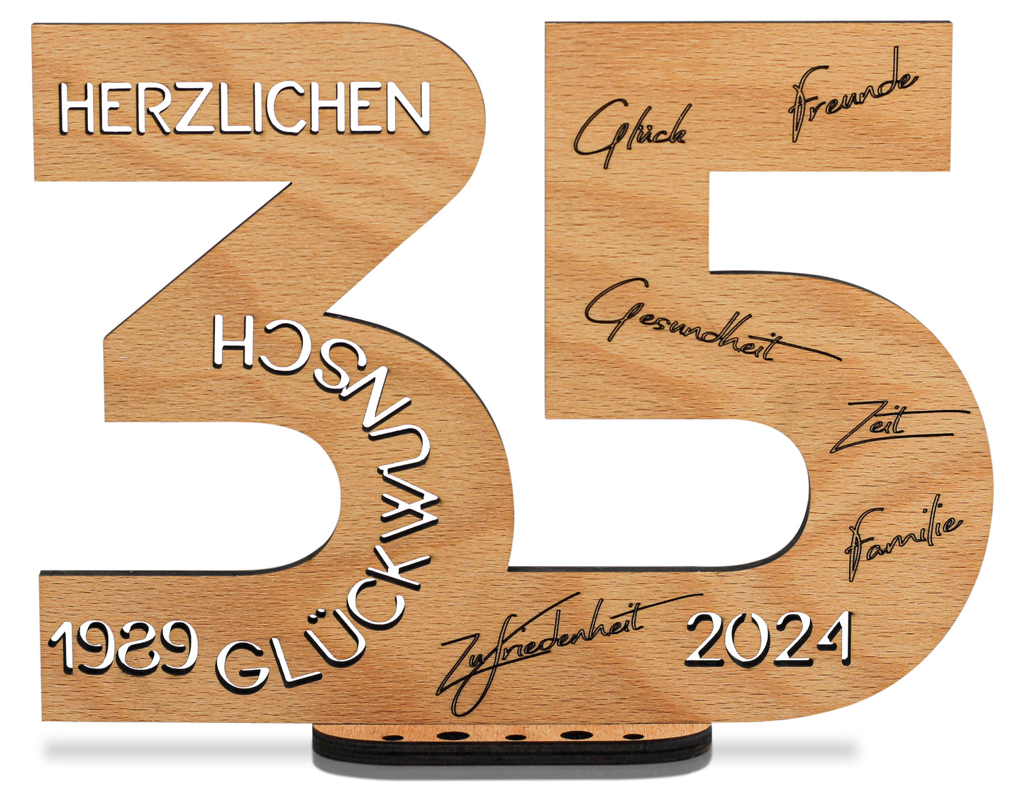 Große Zahl– Geburtstag & Jubiläum Für das aktuelle Jahr